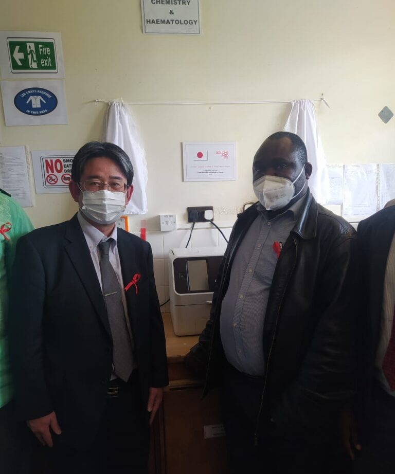 Japanese embassy donates diagnostic machine to Msiso hospital