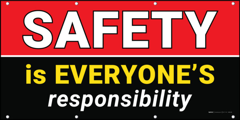 Safety should be everyone’s responsibility