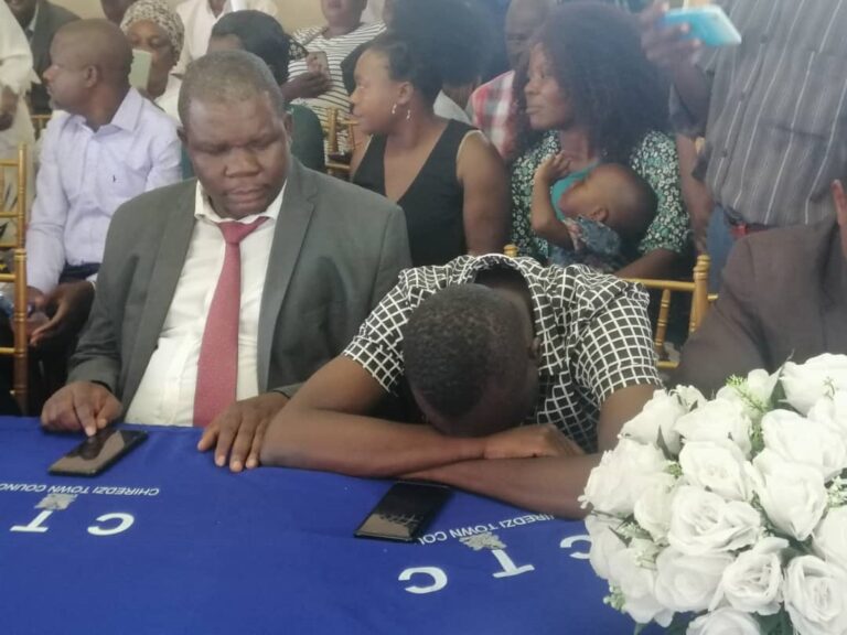 Zanu PF councilor cries after party loses council chairperson post