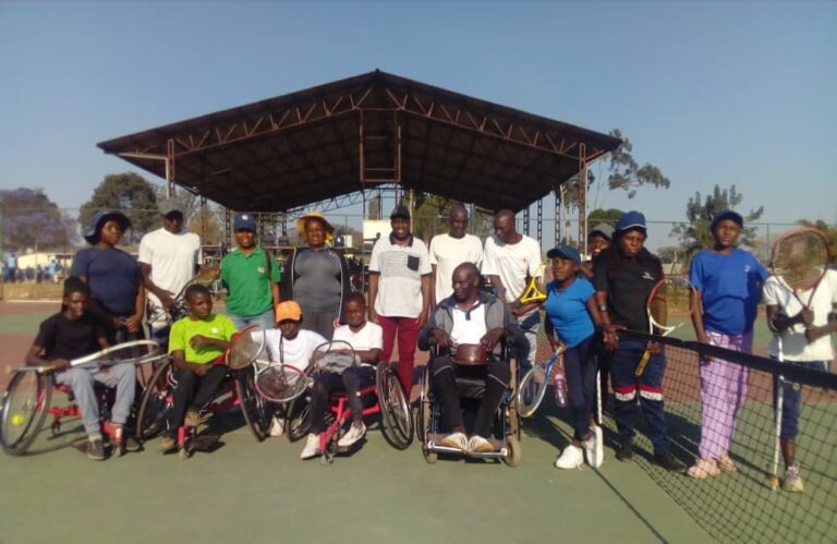 Masvingo wheelchair tennis team tops  Danhiko games