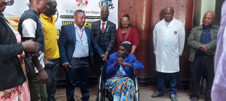 Craft Properties donates 10 wheelchairs in Masvingo