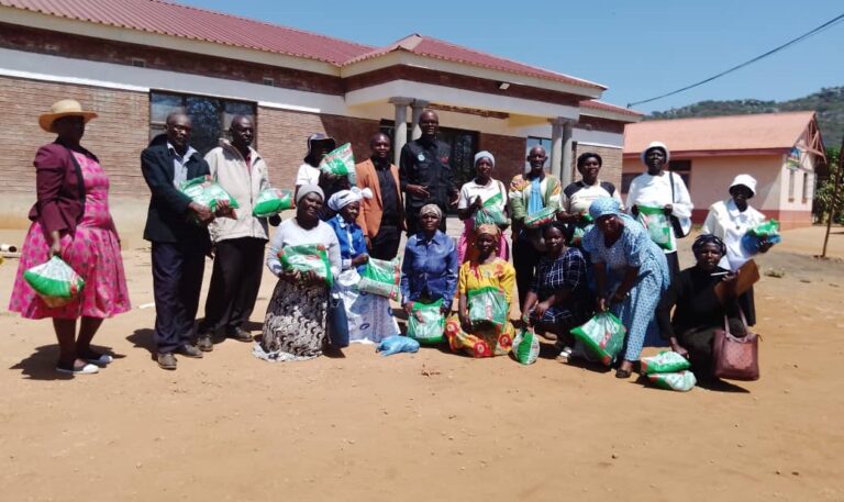 CBAP donates maize seed to RCZ congregants
