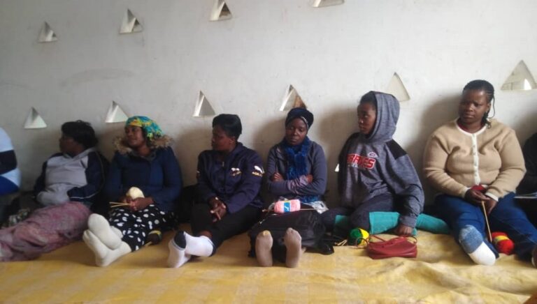 Y-Secure empowers Mutare women through knitting dialogue