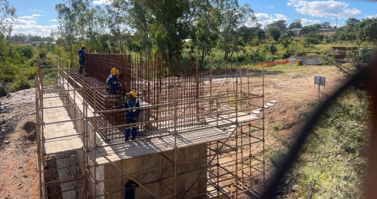 Mucheke main bridge 40 percent complete