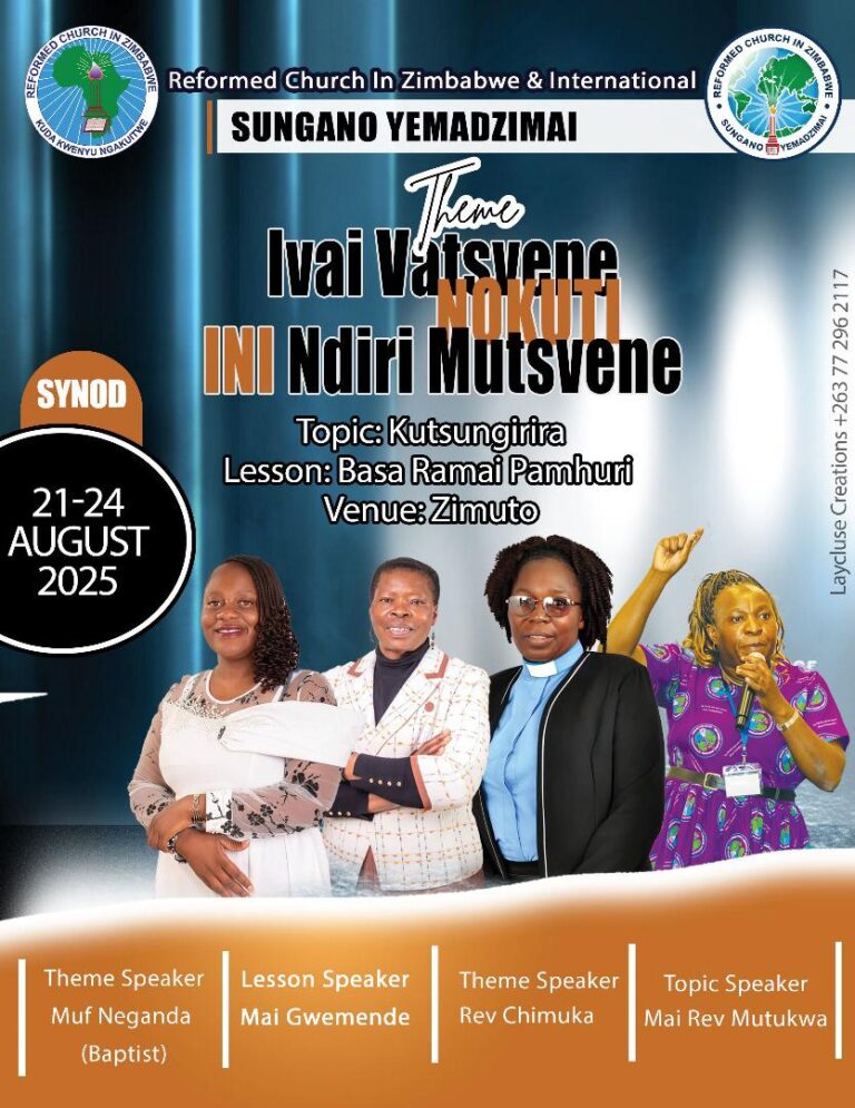 RCZ women’s synod conference set to draw thousands at Zimuto Mission