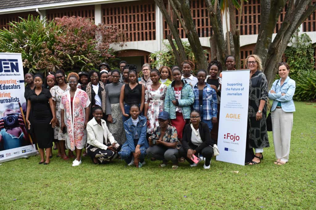 journalism students trained