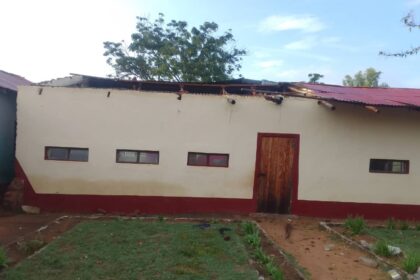 One of the blocks at bikita Primary that had its roof blown away by a hailstorm