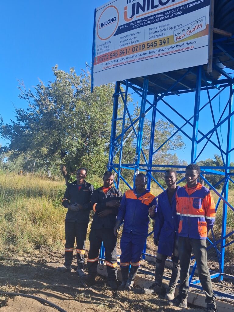 Unilong Donates solarised borehole to Mugodhi Apostolic Faith Church
