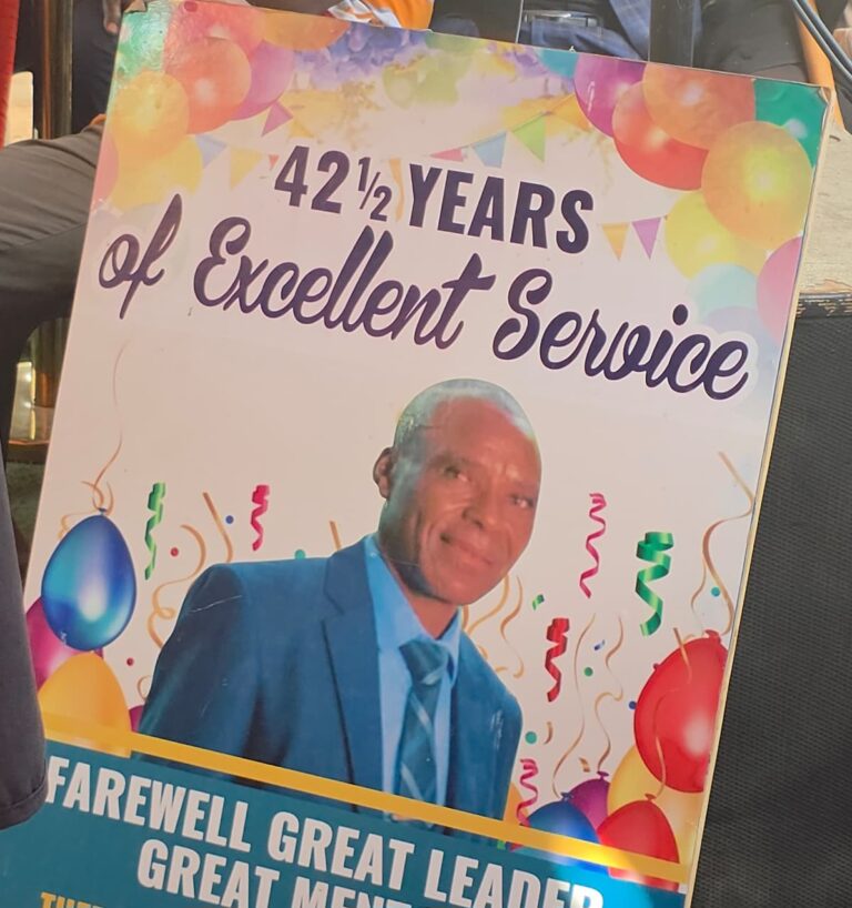 Huge send-off for veteran educationist Alec Tabe